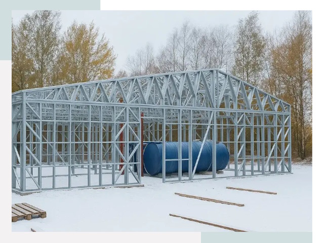 Металлические ангары в Сердобске