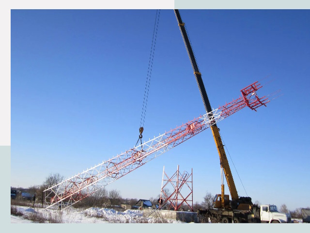 Строительство башен связи в Сердобске от 607 руб.