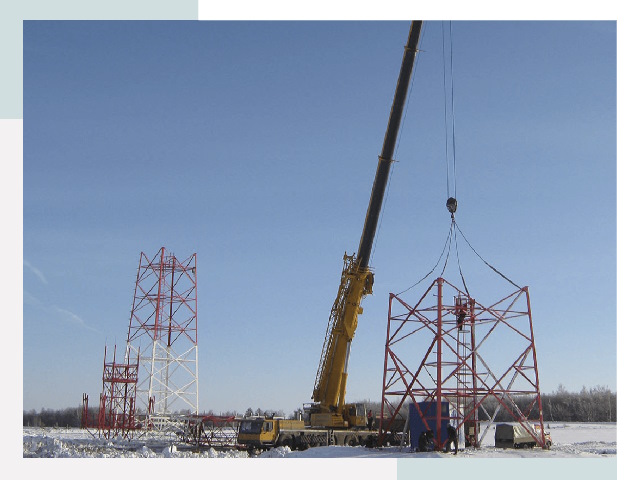 Монтаж вышек связи в Сердобске