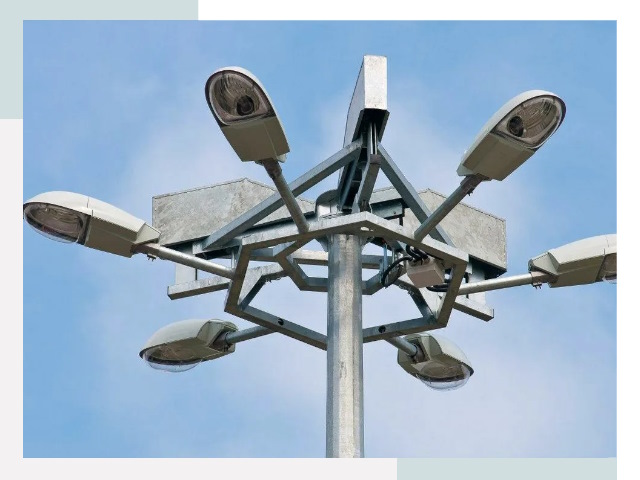 Монтаж осветительных мачт в Сердобске