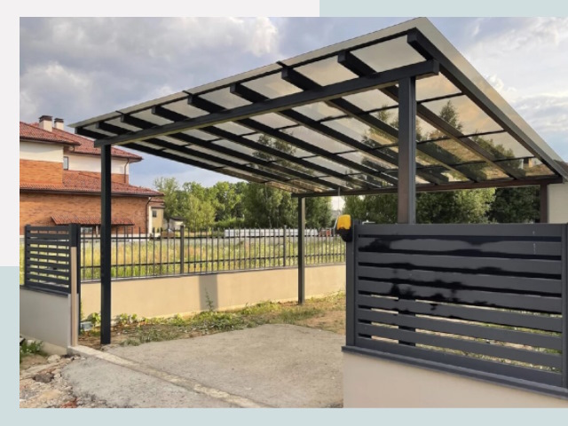 Металлические навесы в Сердобск от 607 руб. за м²