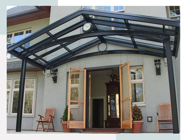 Козырьки металлические в Сердобске