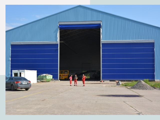 Ангарные ворота в Сердобск от СтальСтрой-Срд по цене 607 руб.