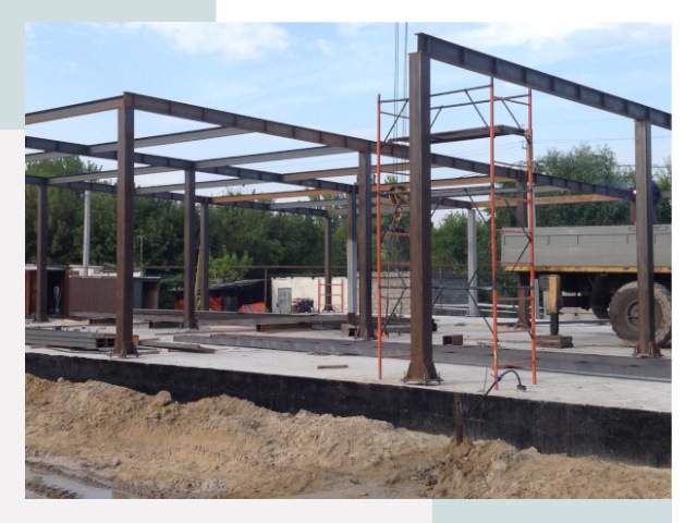 Фундамент для ангаров в Сердобске