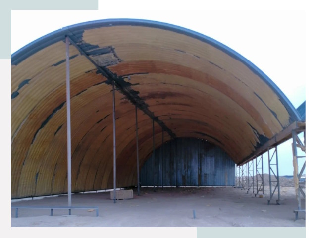 Реконструкция ангаров в Сердобске