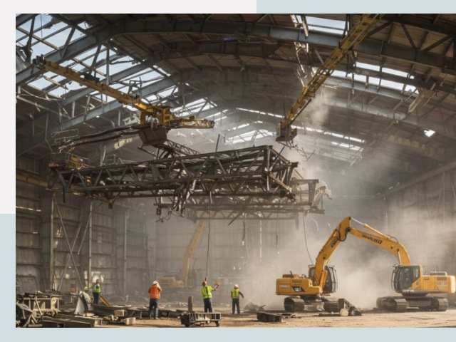 Демонтаж ангаров в Сердобске от 607 руб. за м²