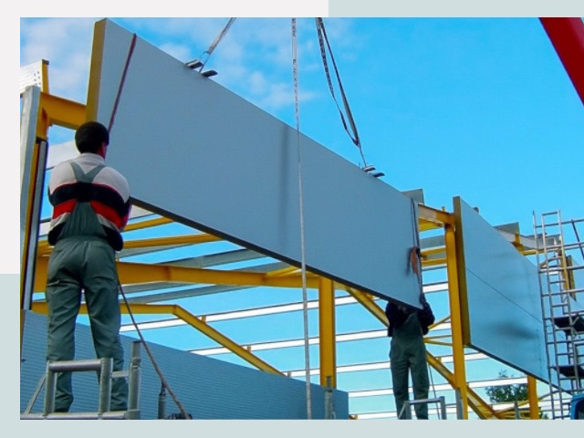 Монтаж сэндвич-панелей в Сердобске от 607 руб.